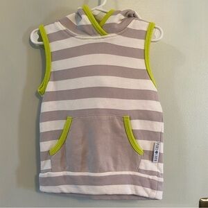 Purl Lamb stripe hoodie vest size 2T-3T